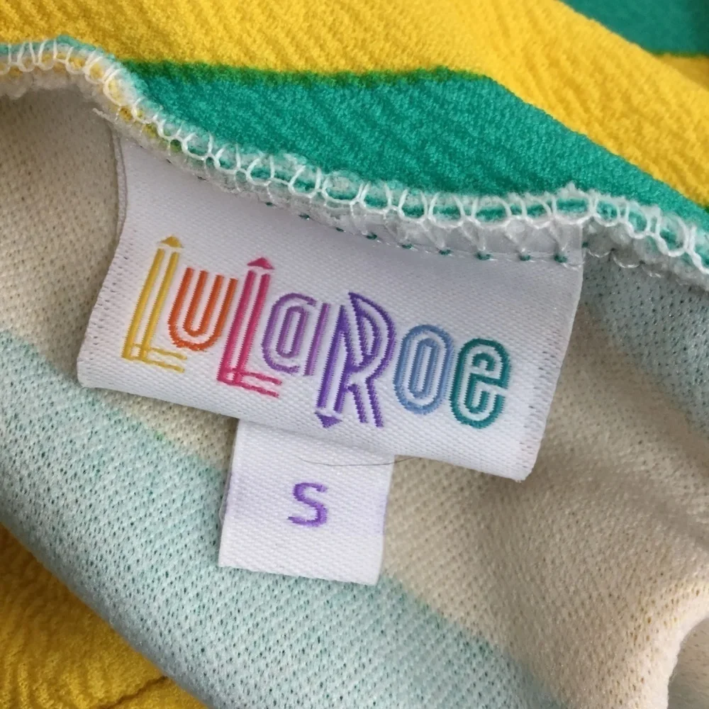 LuLaRoe Cassie Diagonal Stripe Pencil Skirt Small